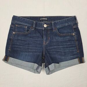 Express Midi Low Rise Denim Shorts Womens 8